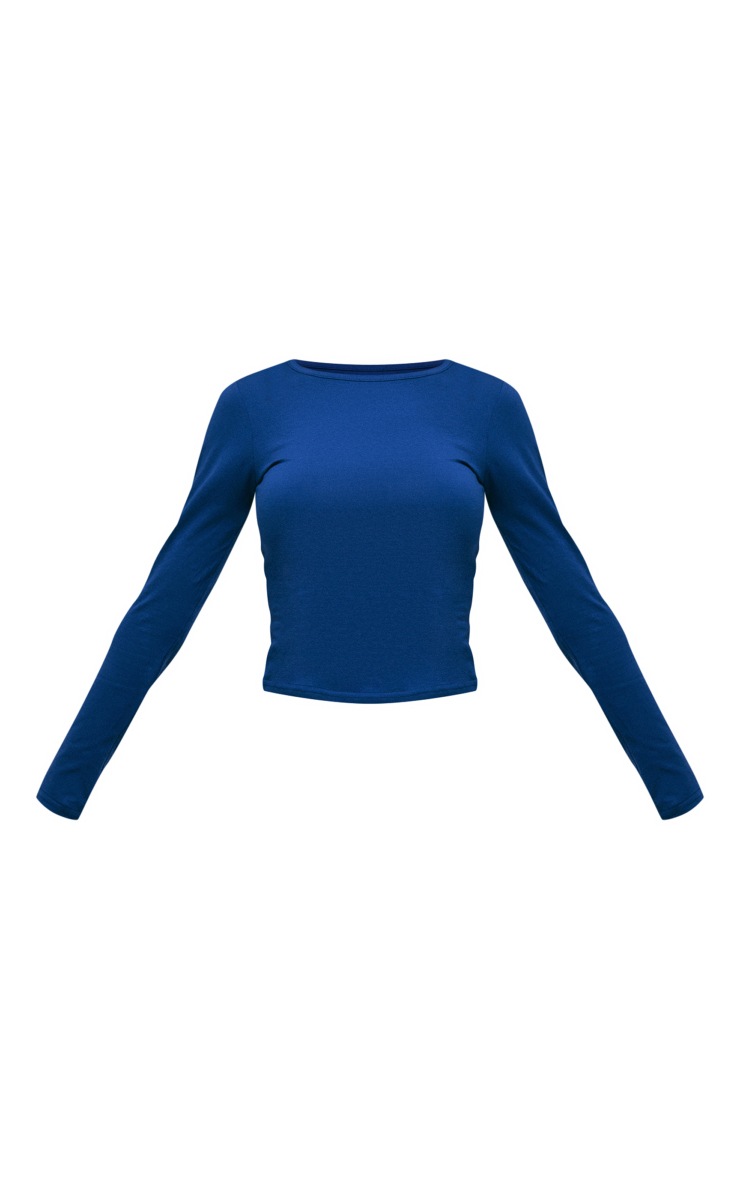 Navy Solid Sleeveless Top