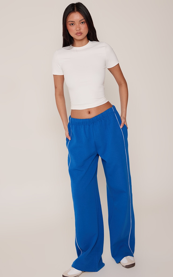 White Ultimate Sculpt Longline Short Sleeve Gym Top image 3