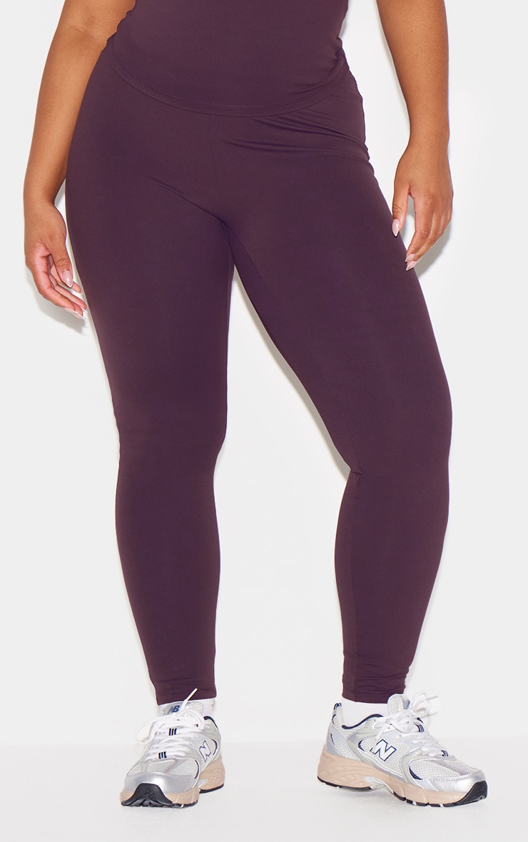 Dark Plum Sculpt Super High Waist Leggings image 7