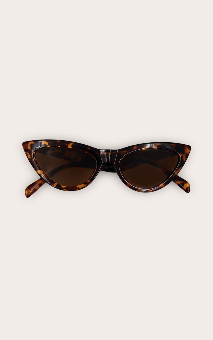 Tortoise Shell Cat Eye Sunglasses image 2