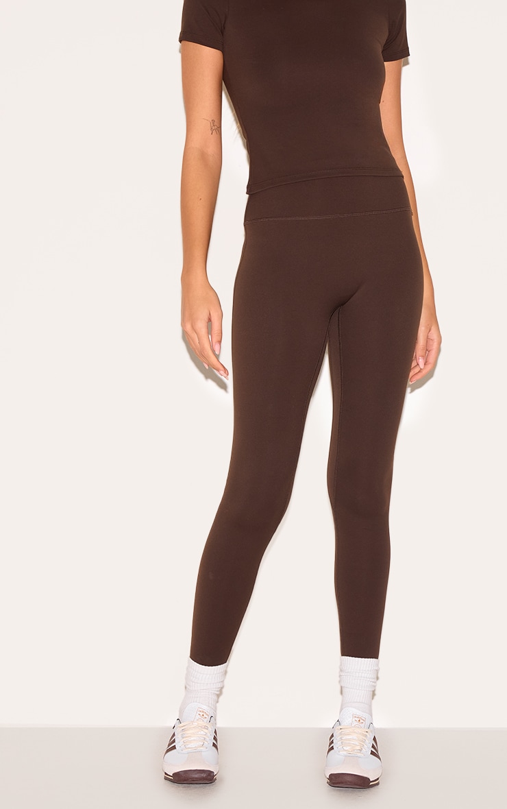 Espresso Sculpt High Waist Gym Leggings image 2