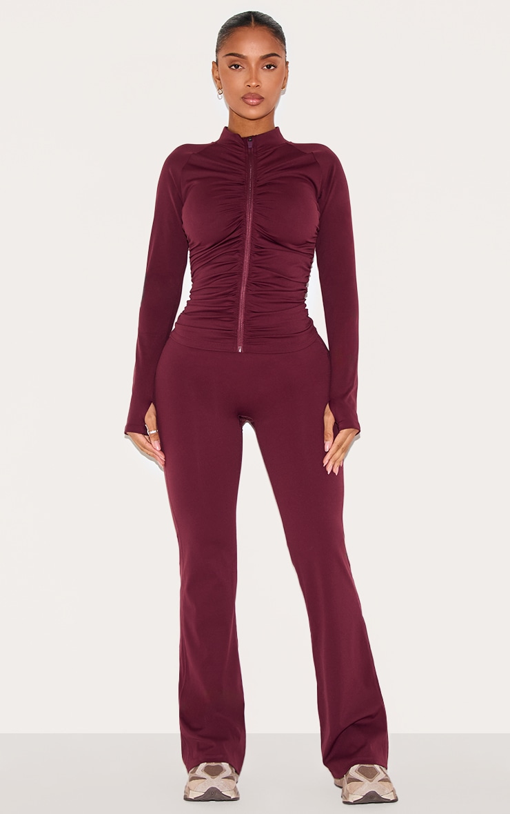 Shape Wine Active Ruched Zip Sports Jacket image 3
