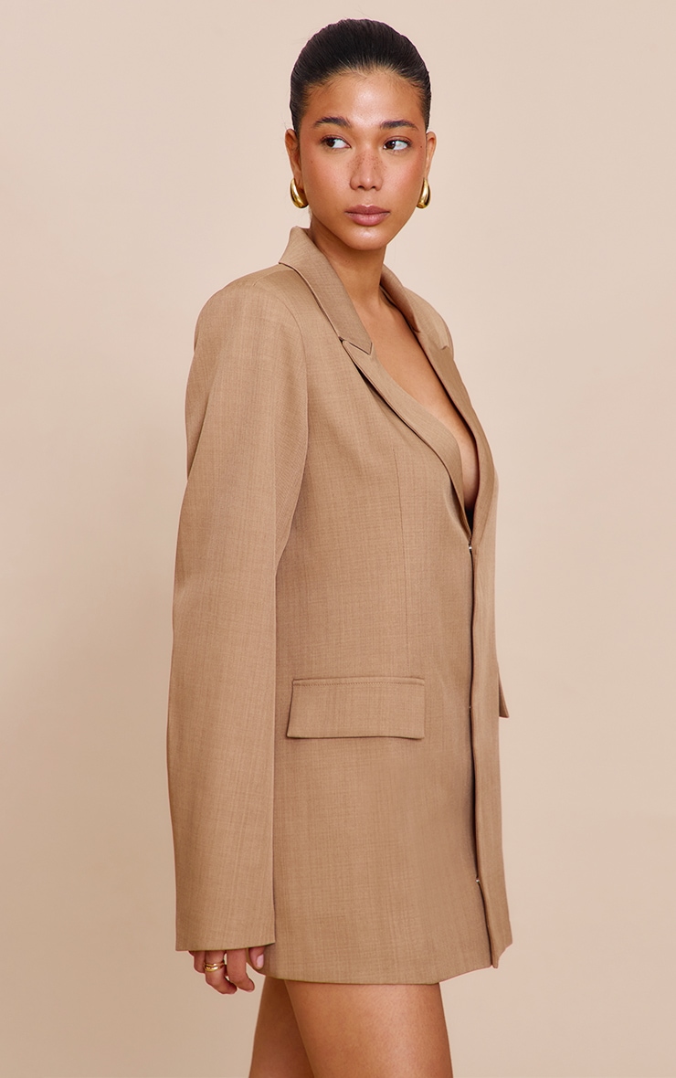 Brown Blazer Dress image 4