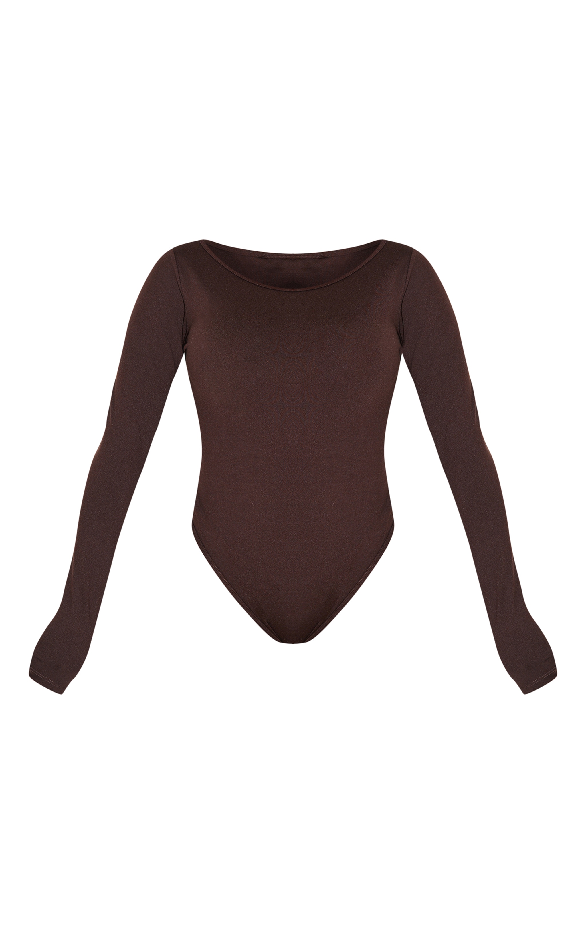 Shape Chocolate Sculpt Boat Neck Long Sleeve Bodysuit image 5