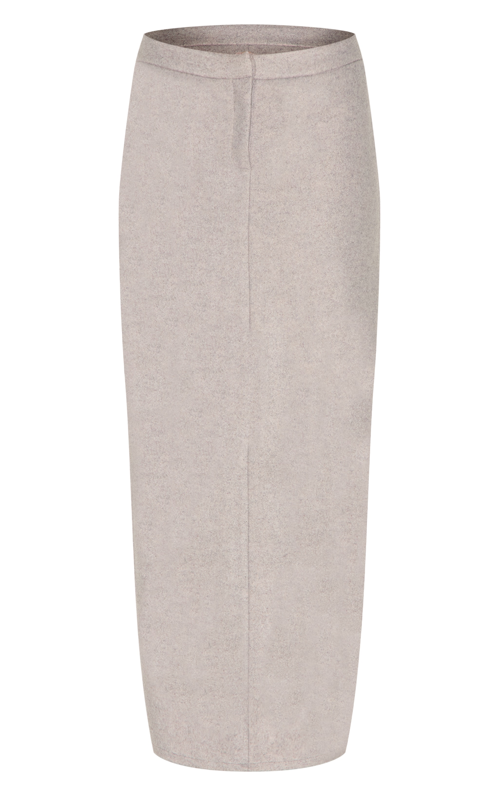 Charcoal Grey Heavy Brushed Maxi Skirt image 6
