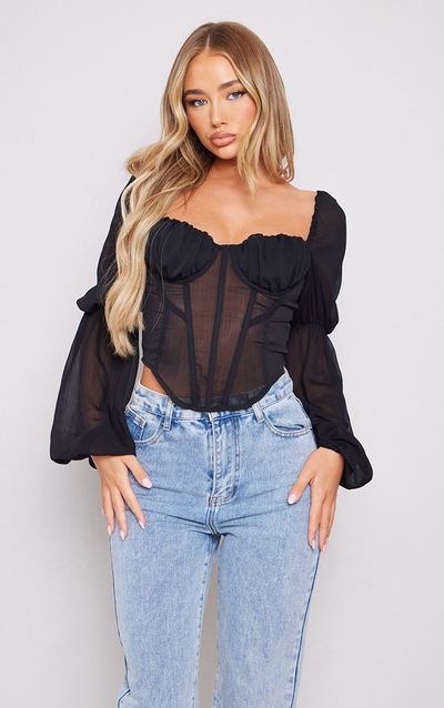The Longhorn Corset Top main image 1