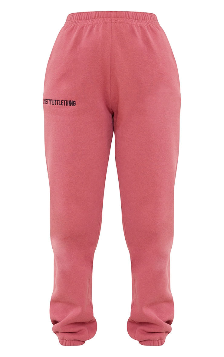 Embroidery Red Rose Floral Print Women's Joggers