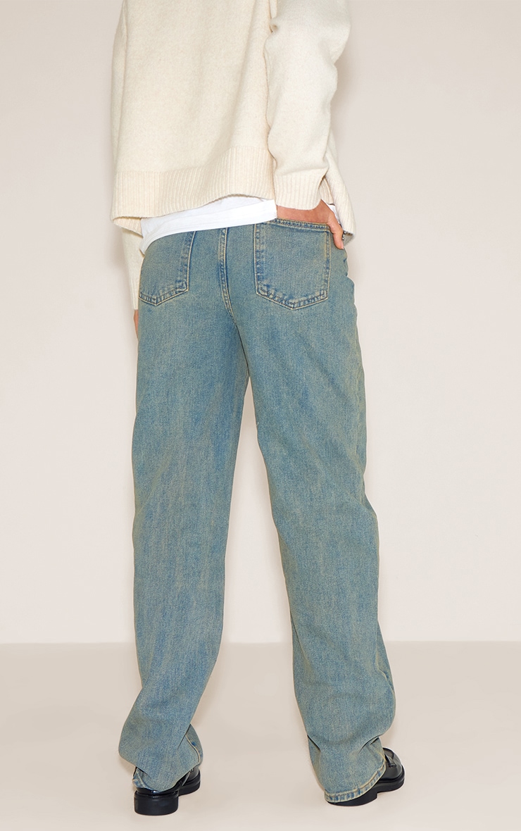Tall Vintage Wash High Waist Boyfriend Jeans image 3