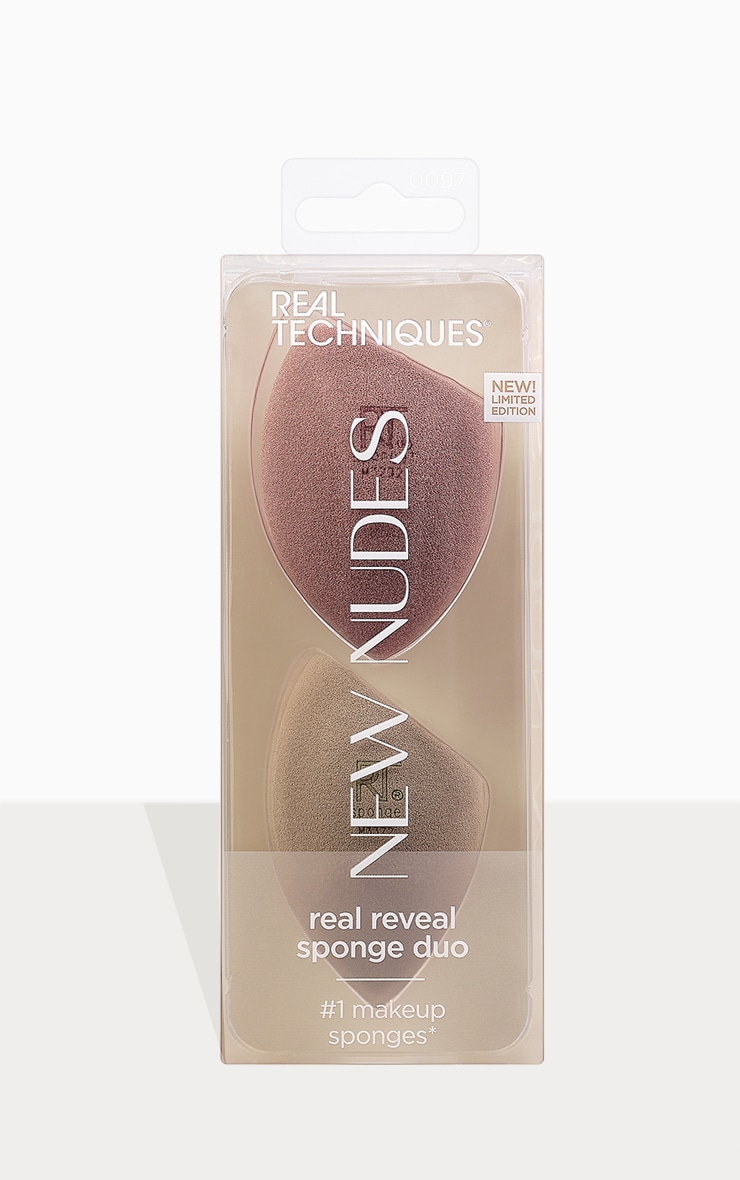 Real Techniques duo d'éponges de maquillage New nudes real reveal image 2