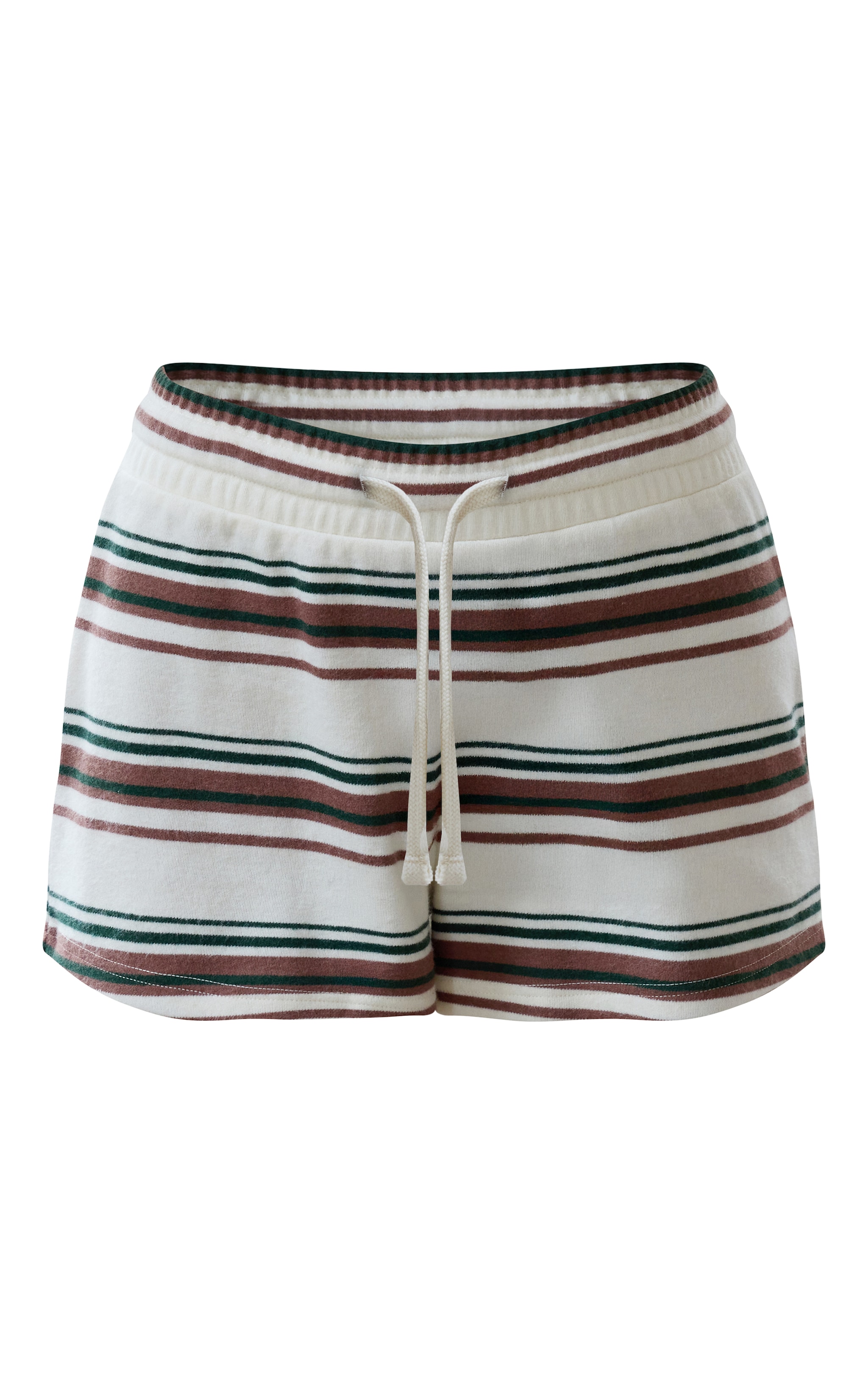 White Stripe Super Soft Shorts image 6