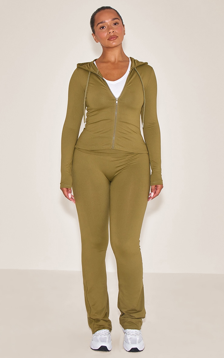 Shape OLIVE Sculpted Fold over Waist Flare Pants image 1