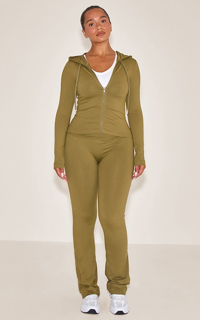 Shape OLIVE Sculpted Fold over Waist Flare Pants