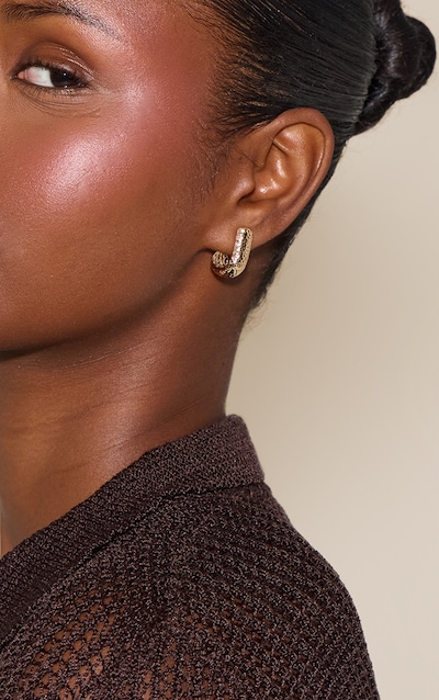 Gold Abstract Small Stud Multi-Pack