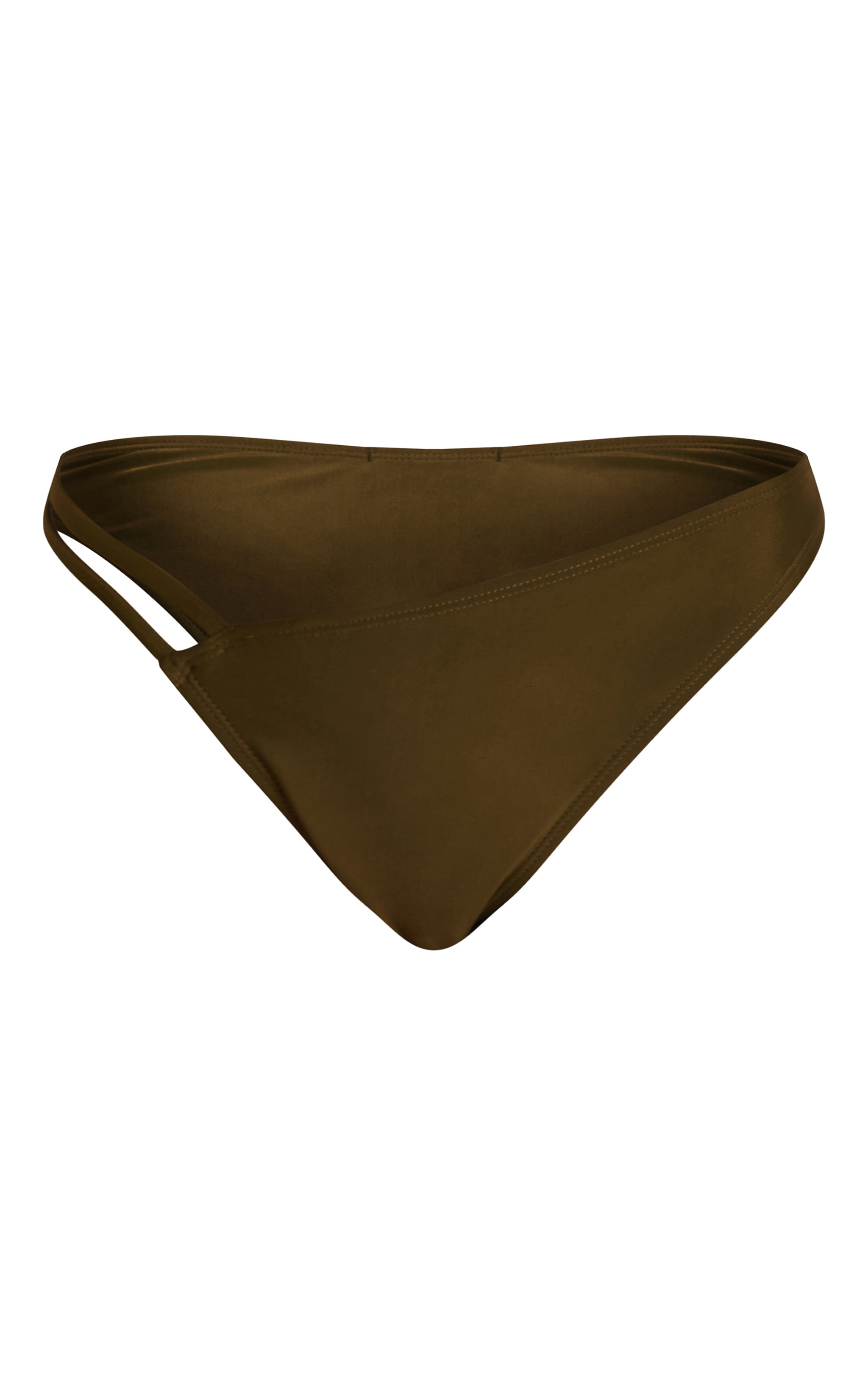 Khaki High Leg Bikini Bottom image 5