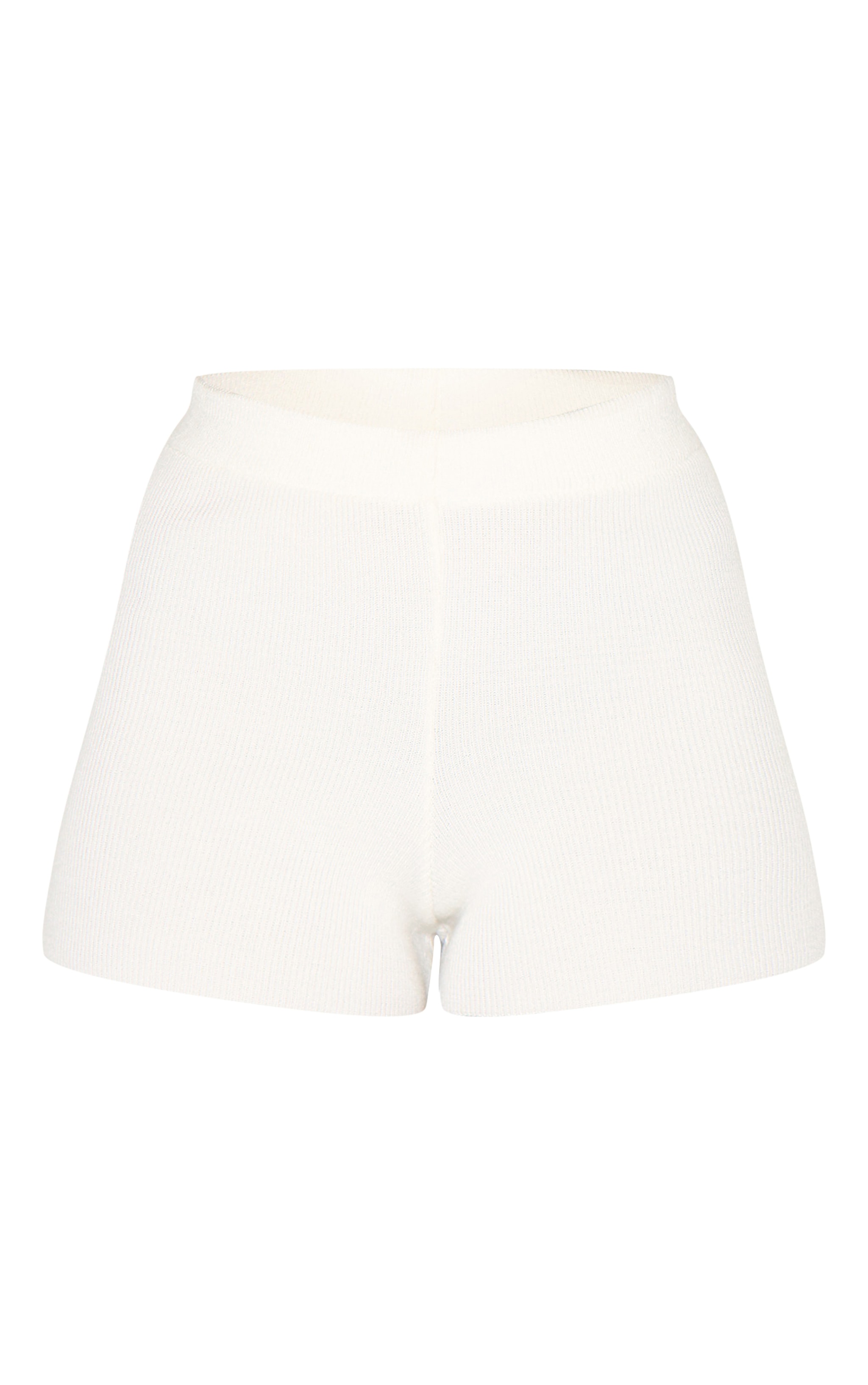 Mini short en maille compacte crème au beurre image 6