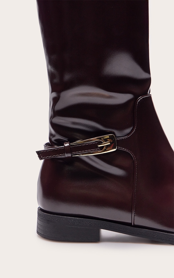 Plum Riding Knee Boot image 5