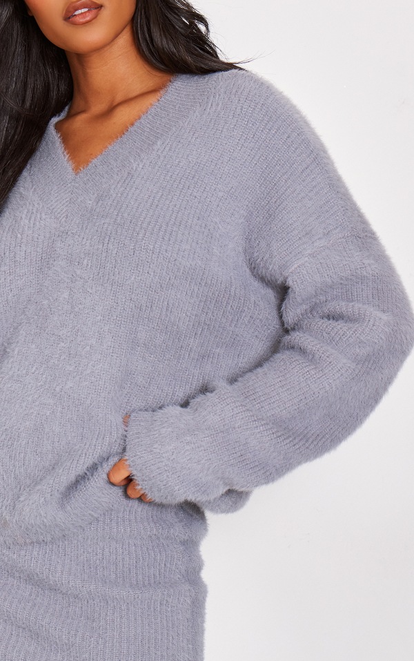 pull lacoste gris chiné