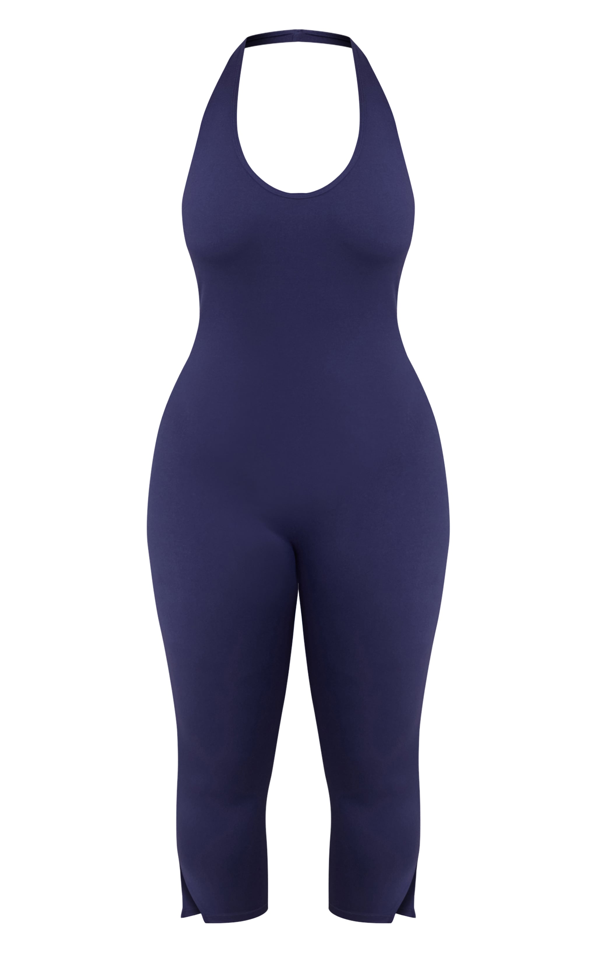 Shape Navy Sculpt Halterneck Capri Jumpsuit image 5