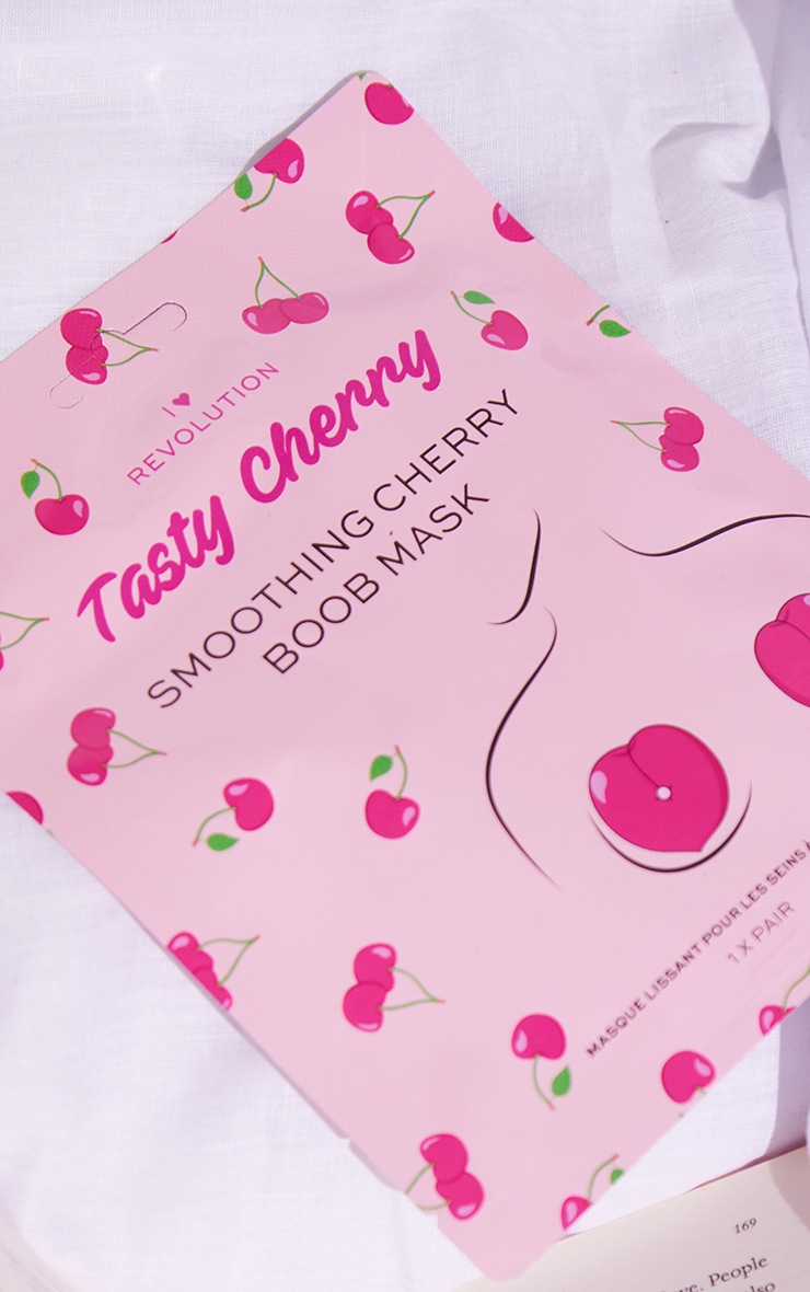 I Heart Revolution Tasty Cherry Boob Sheet Mask image 2