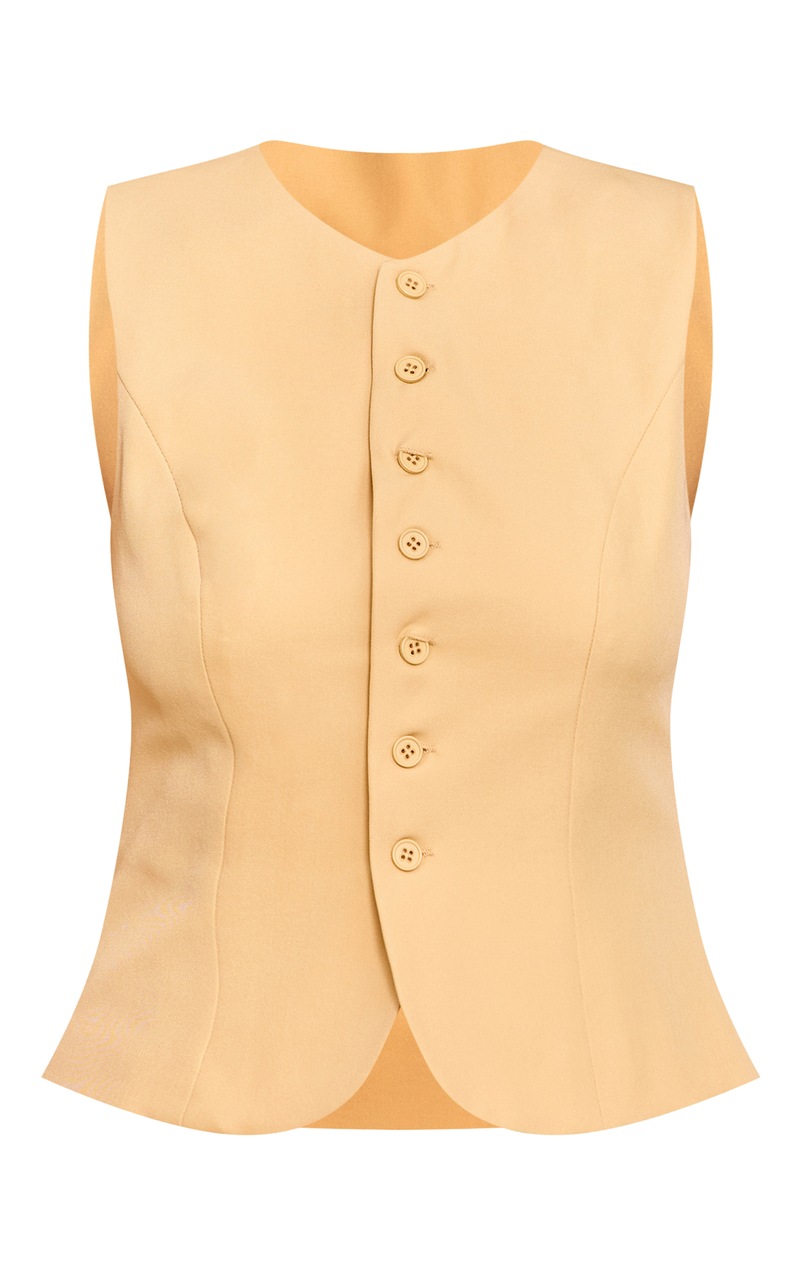 Carol waistcoat in yellow