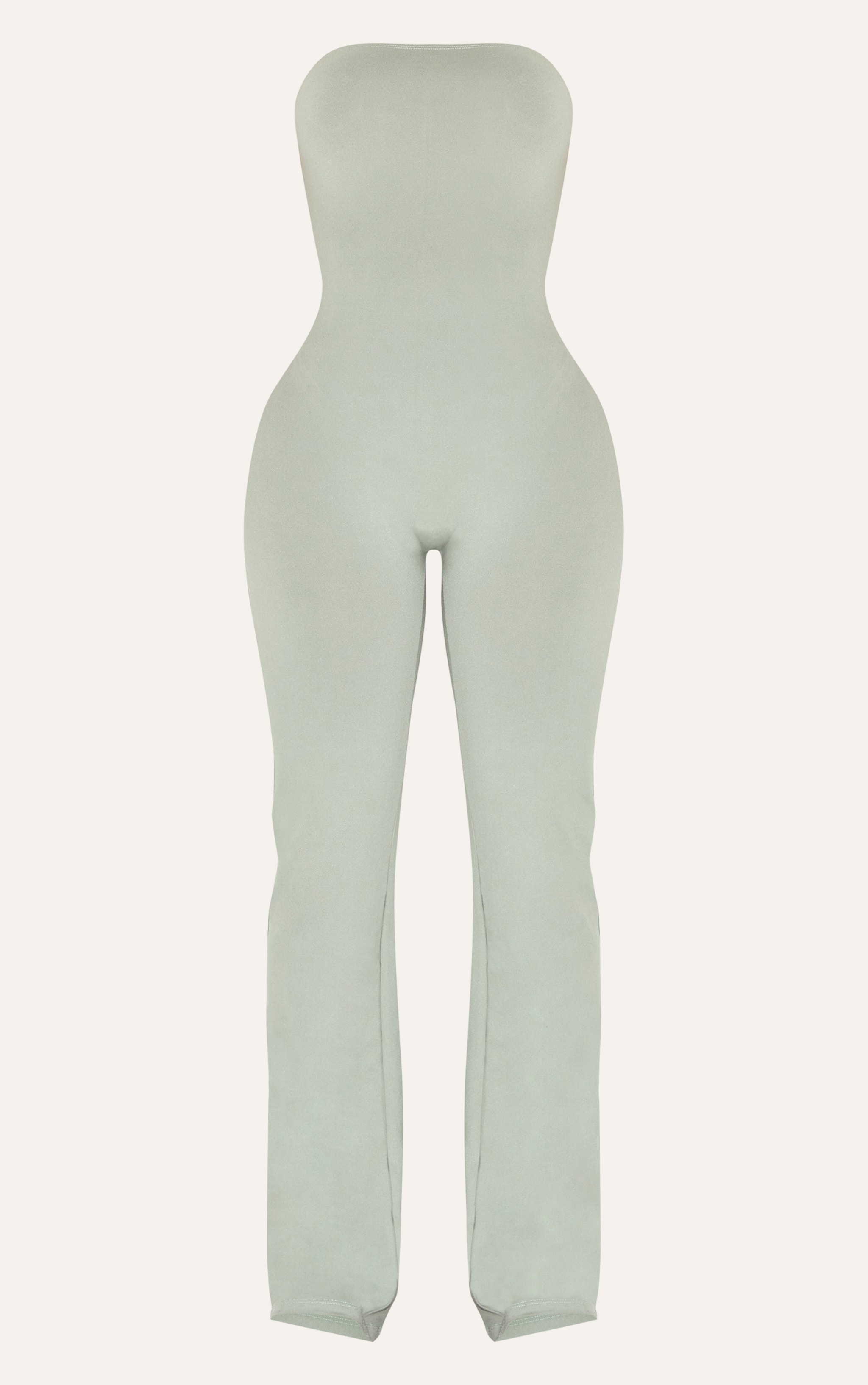 Shape Sage Green Soft Sculpted Bandeau Jumpsuit image 5