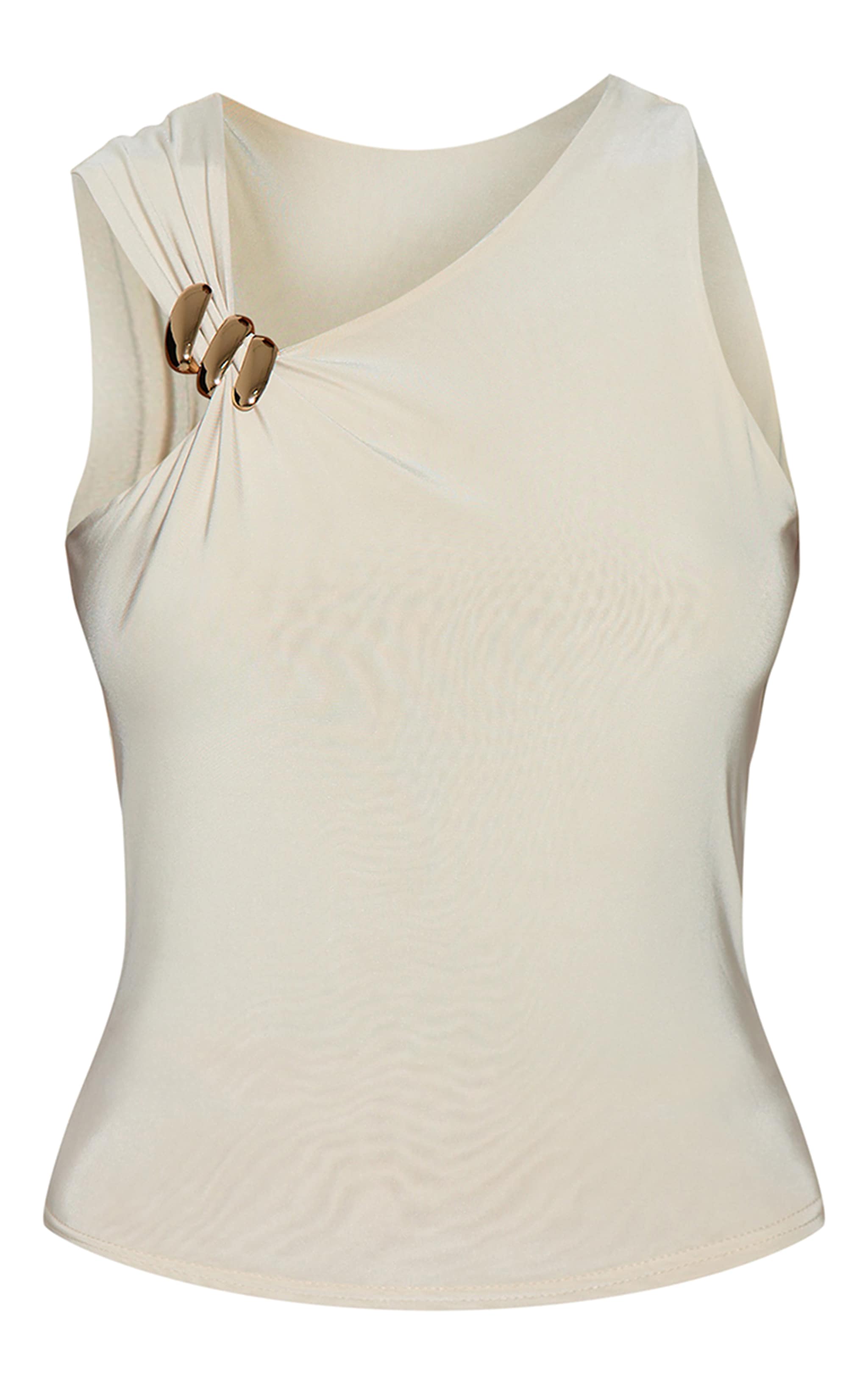 Butter Yellow Double Layer Trim Long Vest Top | Tops