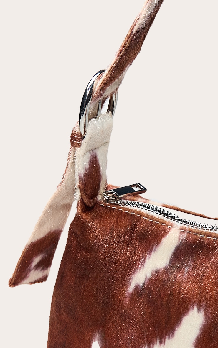 Cow Pony Hair Adjustable Shoulder Bag image 4