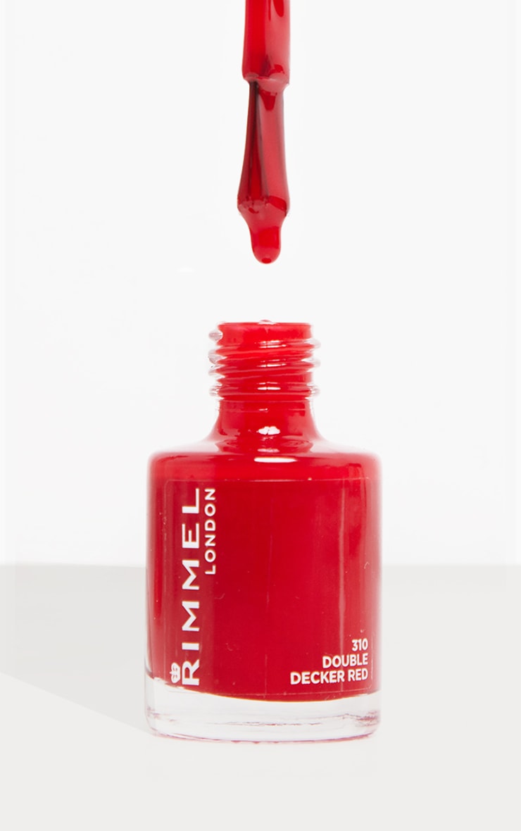 Rimmel 60 Seconds Super-Shine Nail Polish Double Decker Red