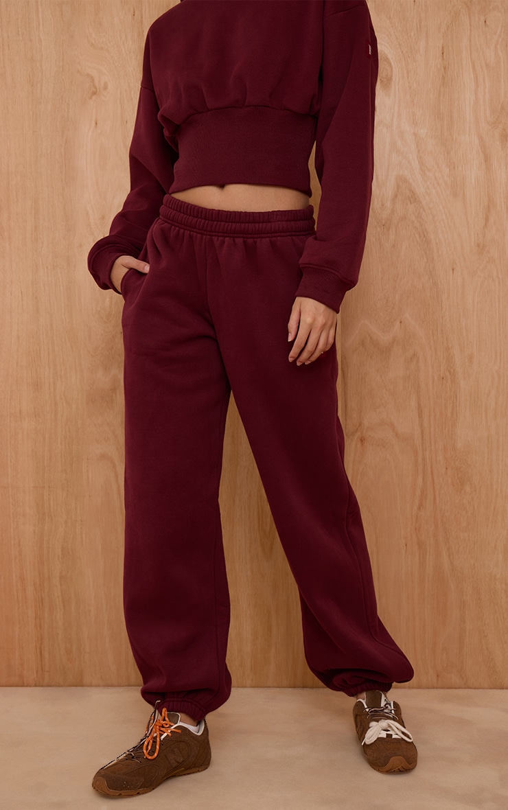 PLT Wine Tab Drawcord Cuff Sweatpants image 2