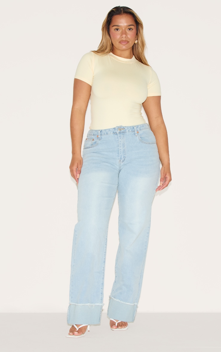 Shape Butter Cream Sculpted Short Sleeve Bodysuit image 3