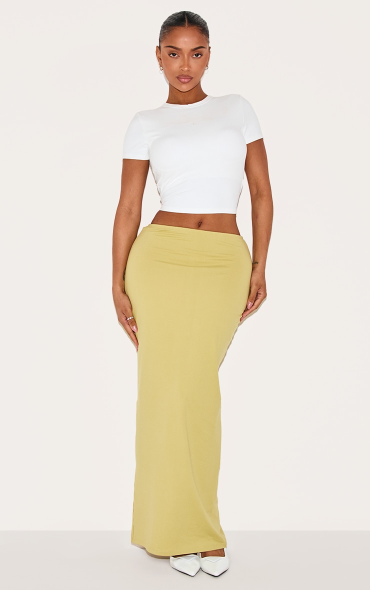 Shape Olive Built In Shapewear Sculpt Maxi Skirt image 2