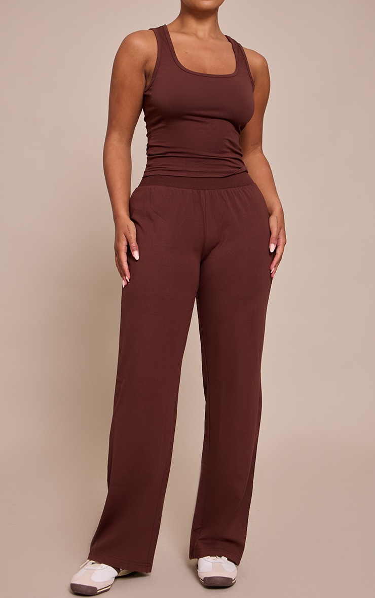 Shape CHOCOLATE Highwaisted Wide Leg Pants image 2