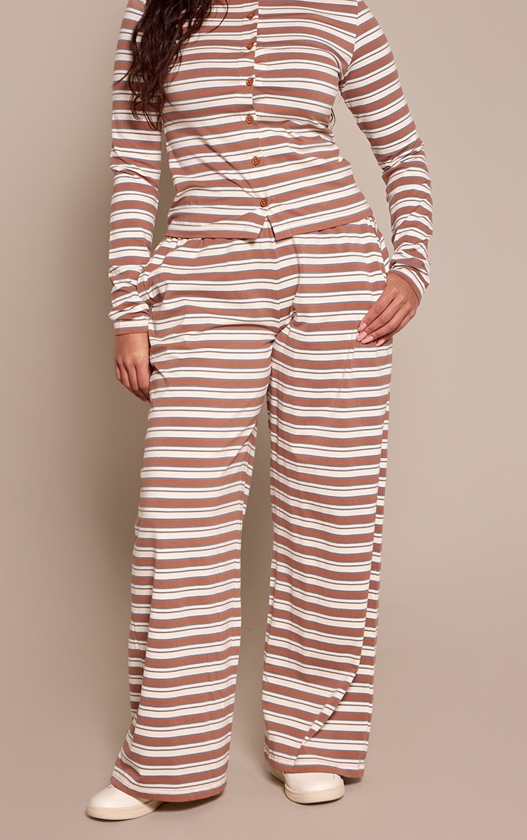 Shape Chocolate Striped Straight Leg Pant image 2