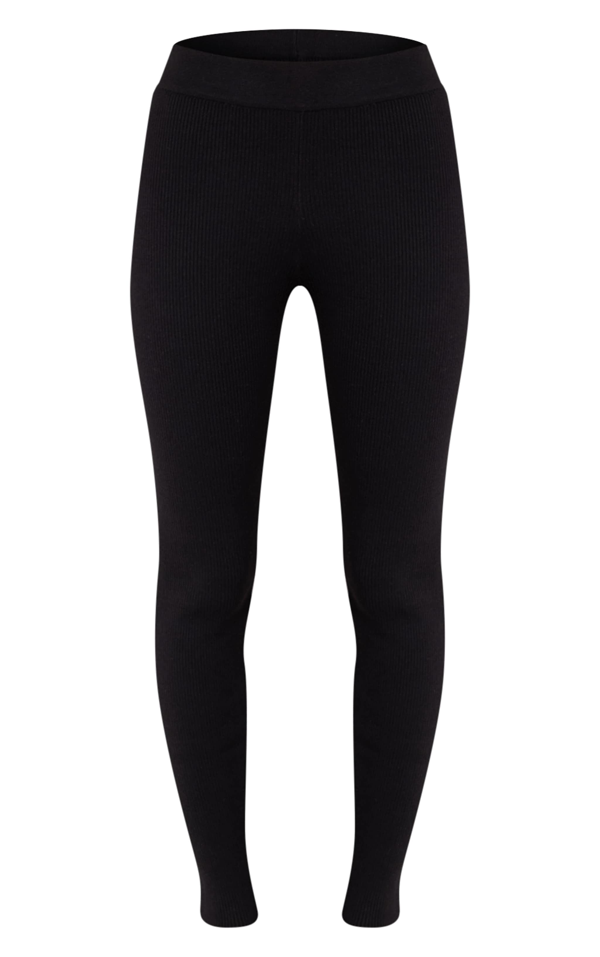Black Knitted Leggings image 5