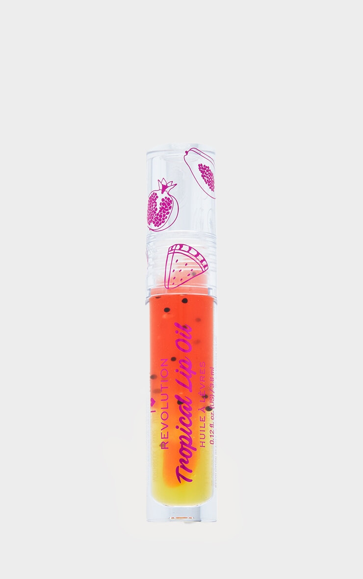 I Heart Revolution Tasty Tropical Lip Oil Papaya image 1