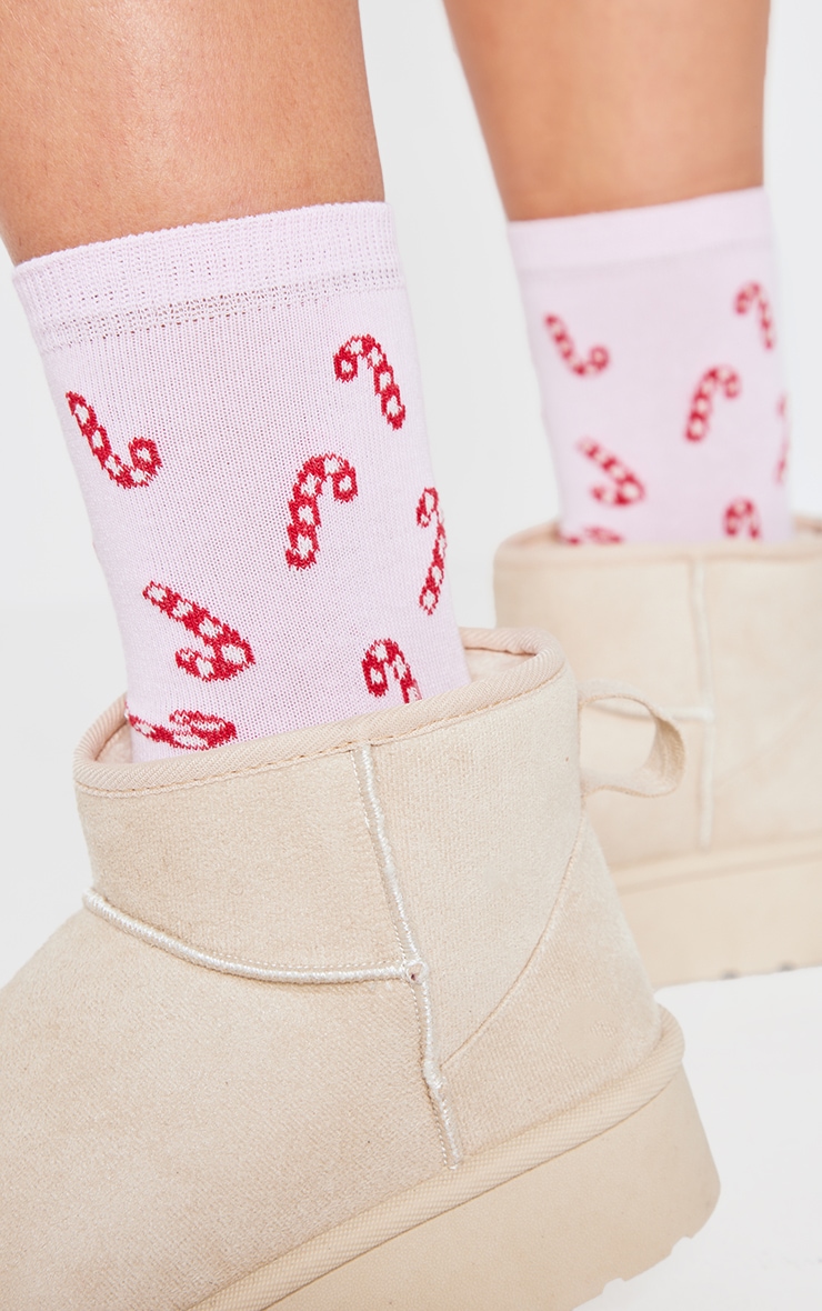 Multi Candy Cane 3 Pack Socks image 3