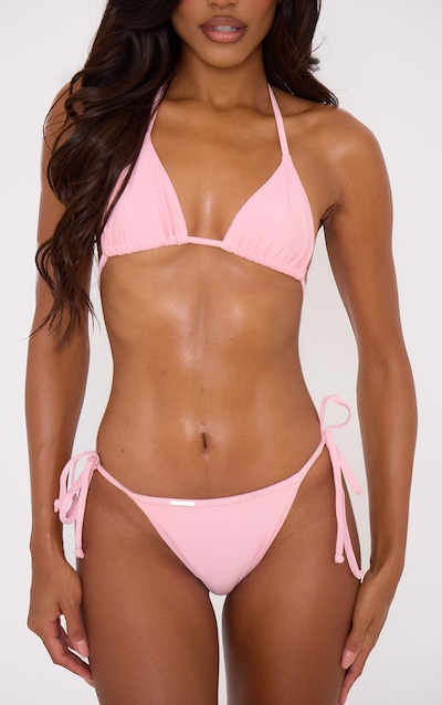 Bas de maillot de bain Mix & Match rose tendre à nouer sur les côtés