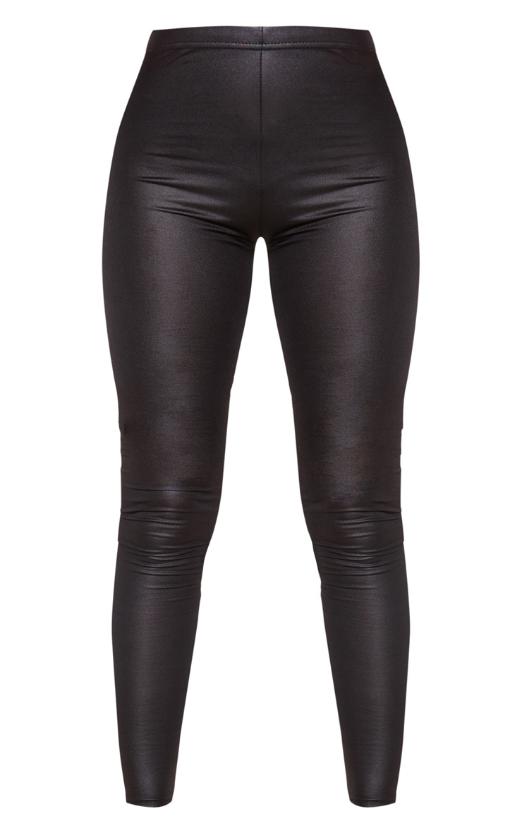 pu stretch leggings