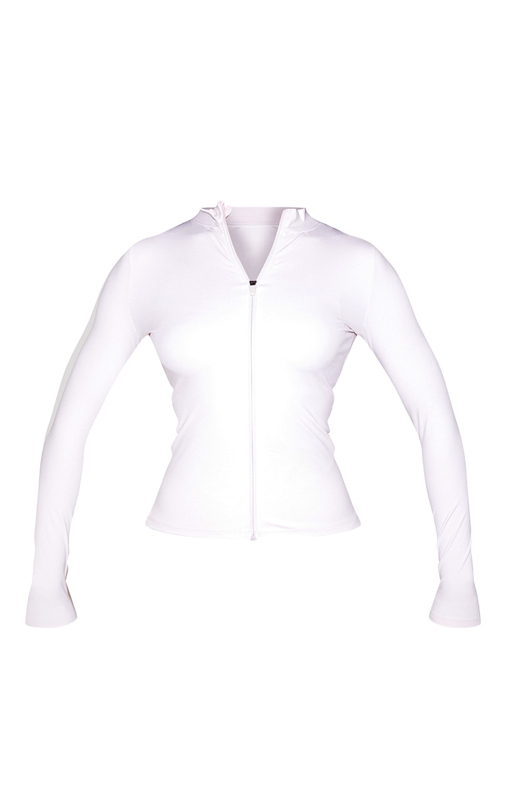 Veste sculptante basique rose layette image 5