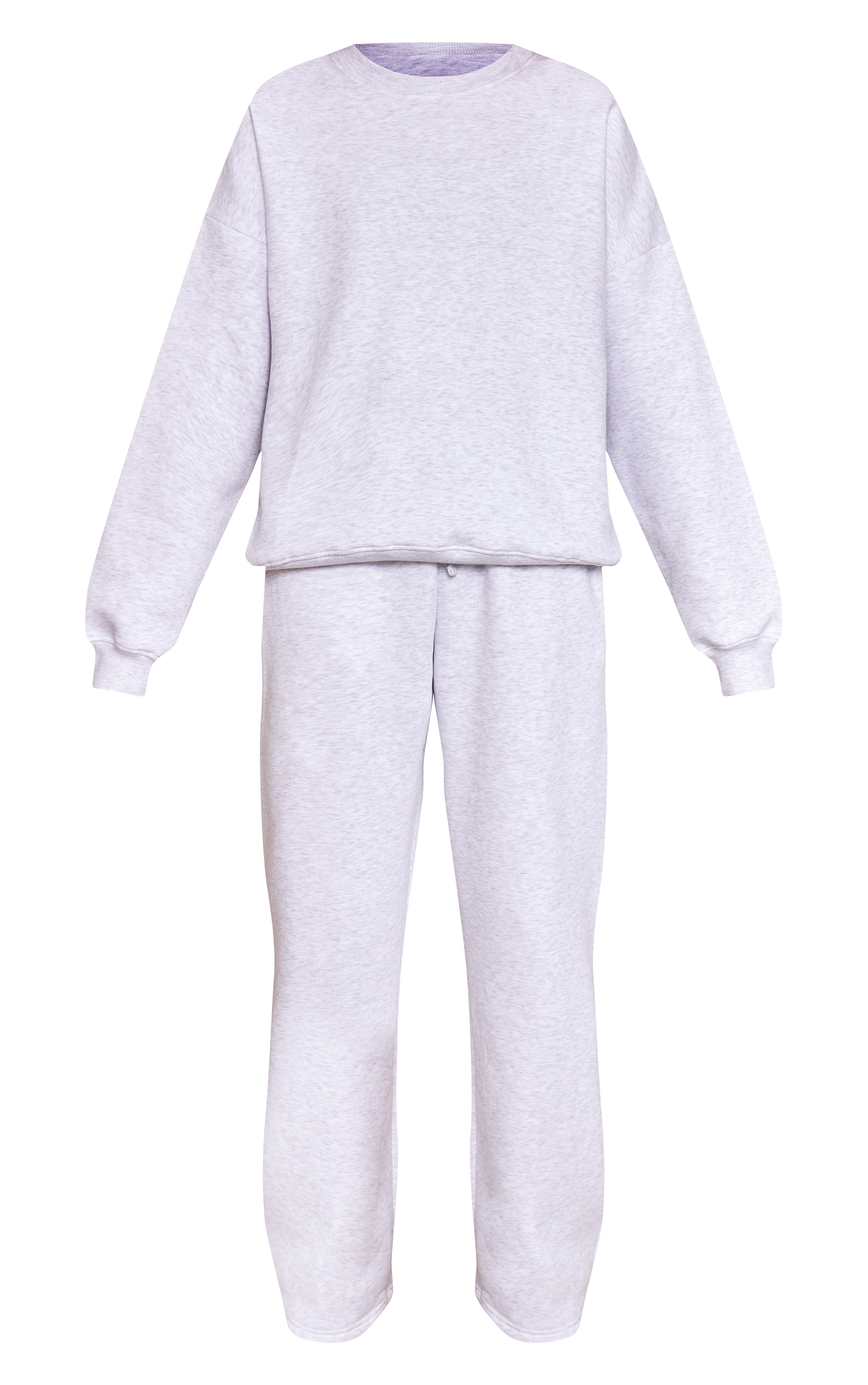 Ash Grey Oversized Sweat Tracksuit Set image 5