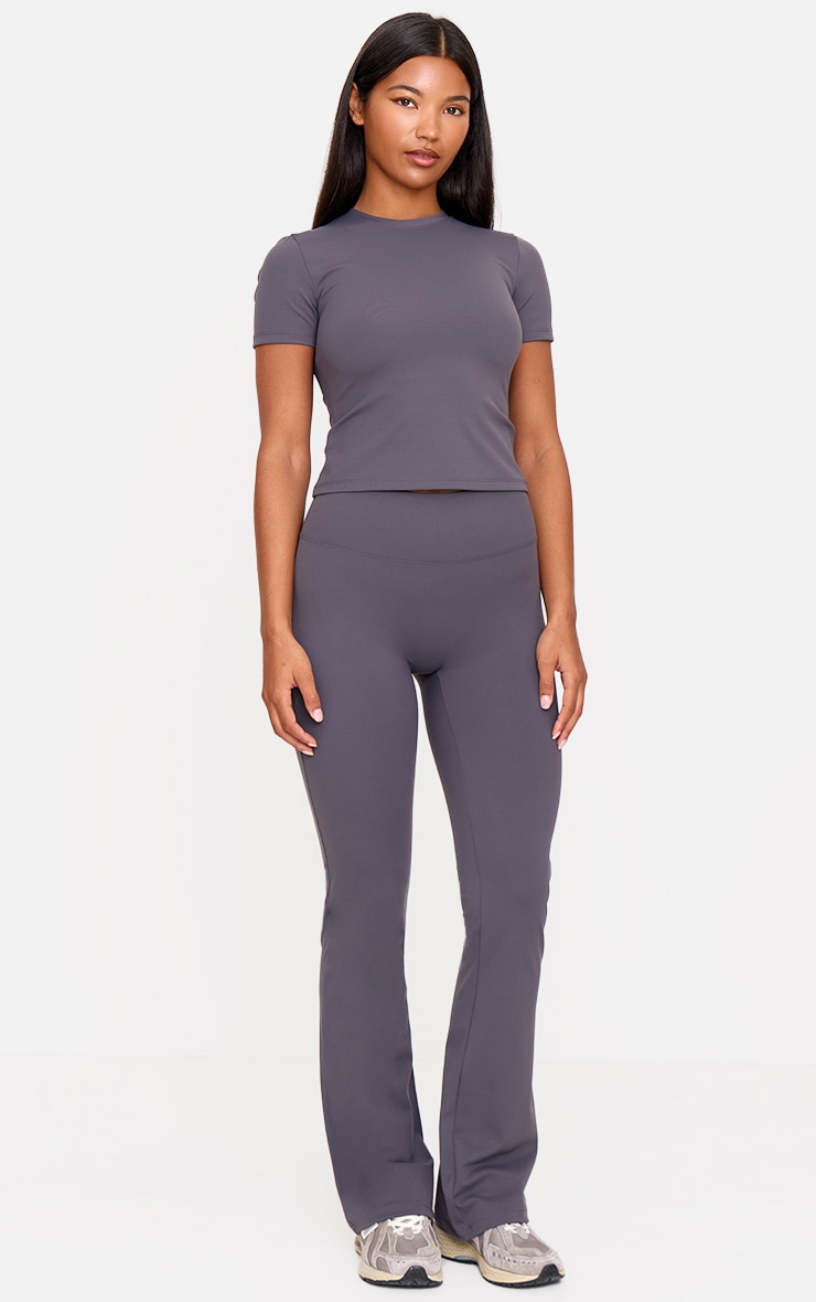 Charcoal Sculpt Straight Leg Yoga Pants image 1