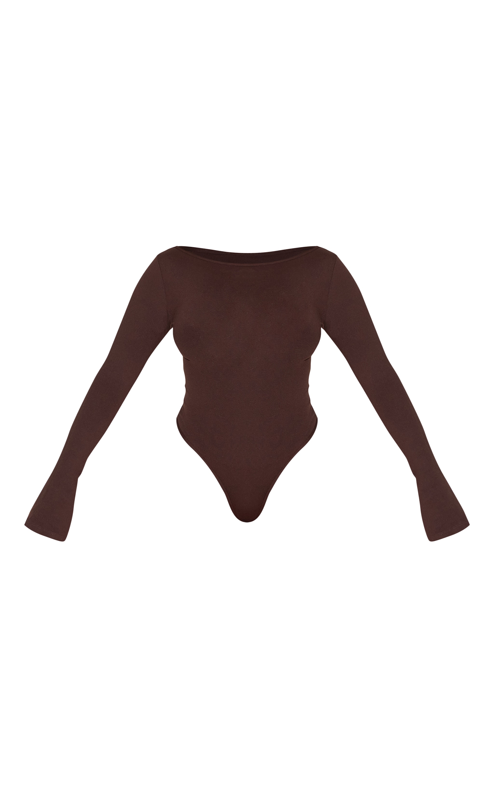 Shape Body en Sculpt chocolat à col bateau et manches évasées image 5