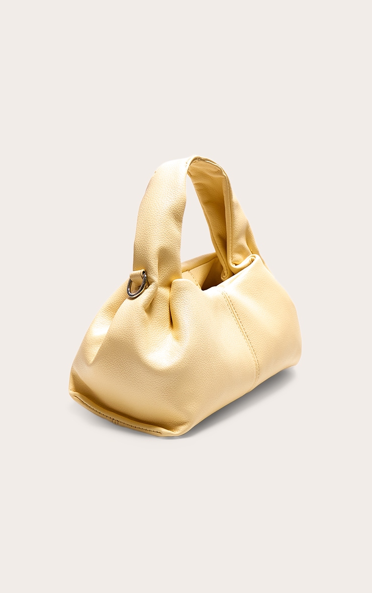 Butter Cream Slouchy Mini Pu Handbag image 2