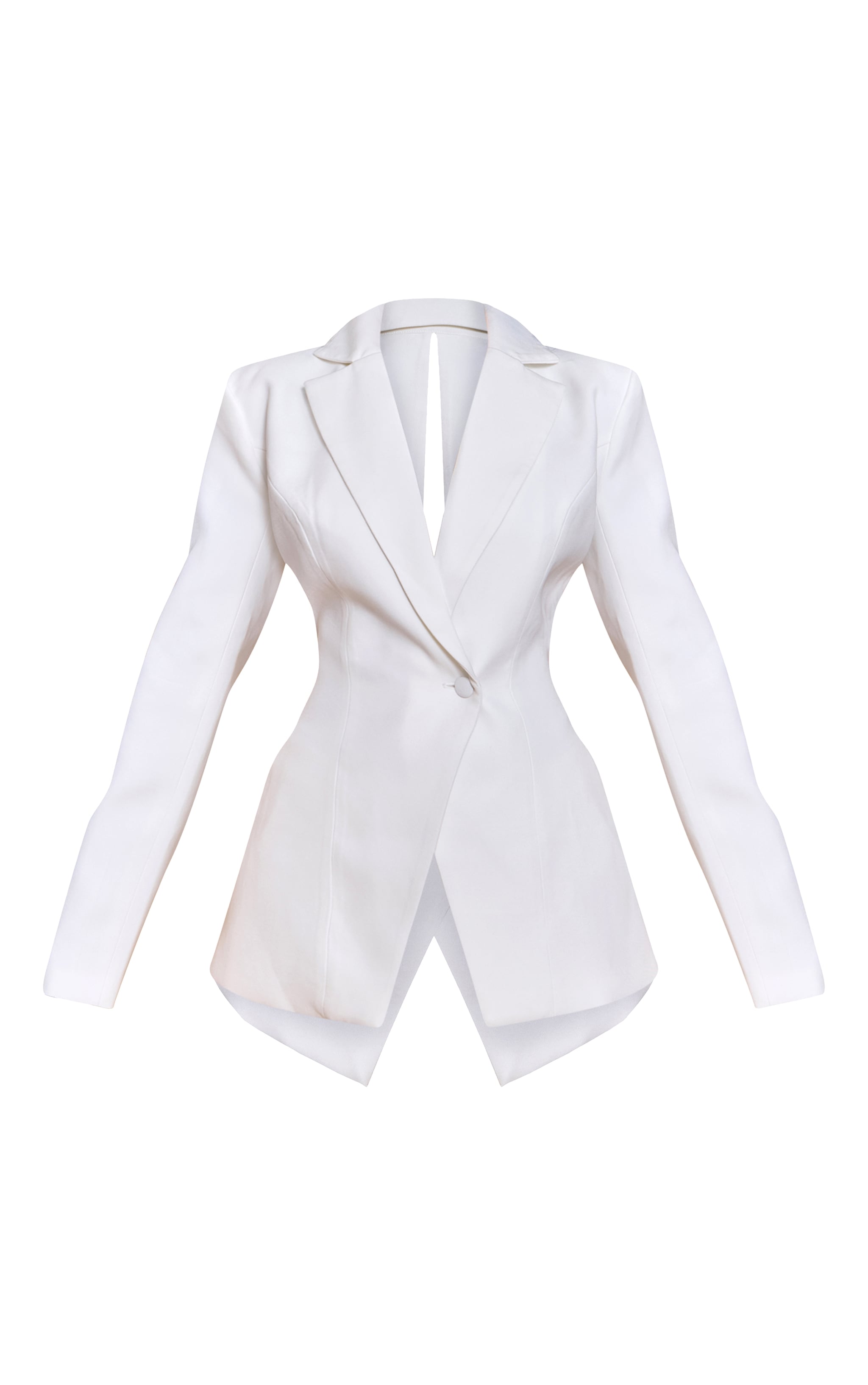Petite Cinched Waist Open Back Blazer image 5