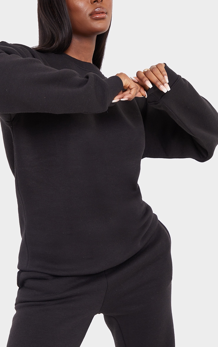 Tall Black Ultimate Oversized Sweatshirt image 3