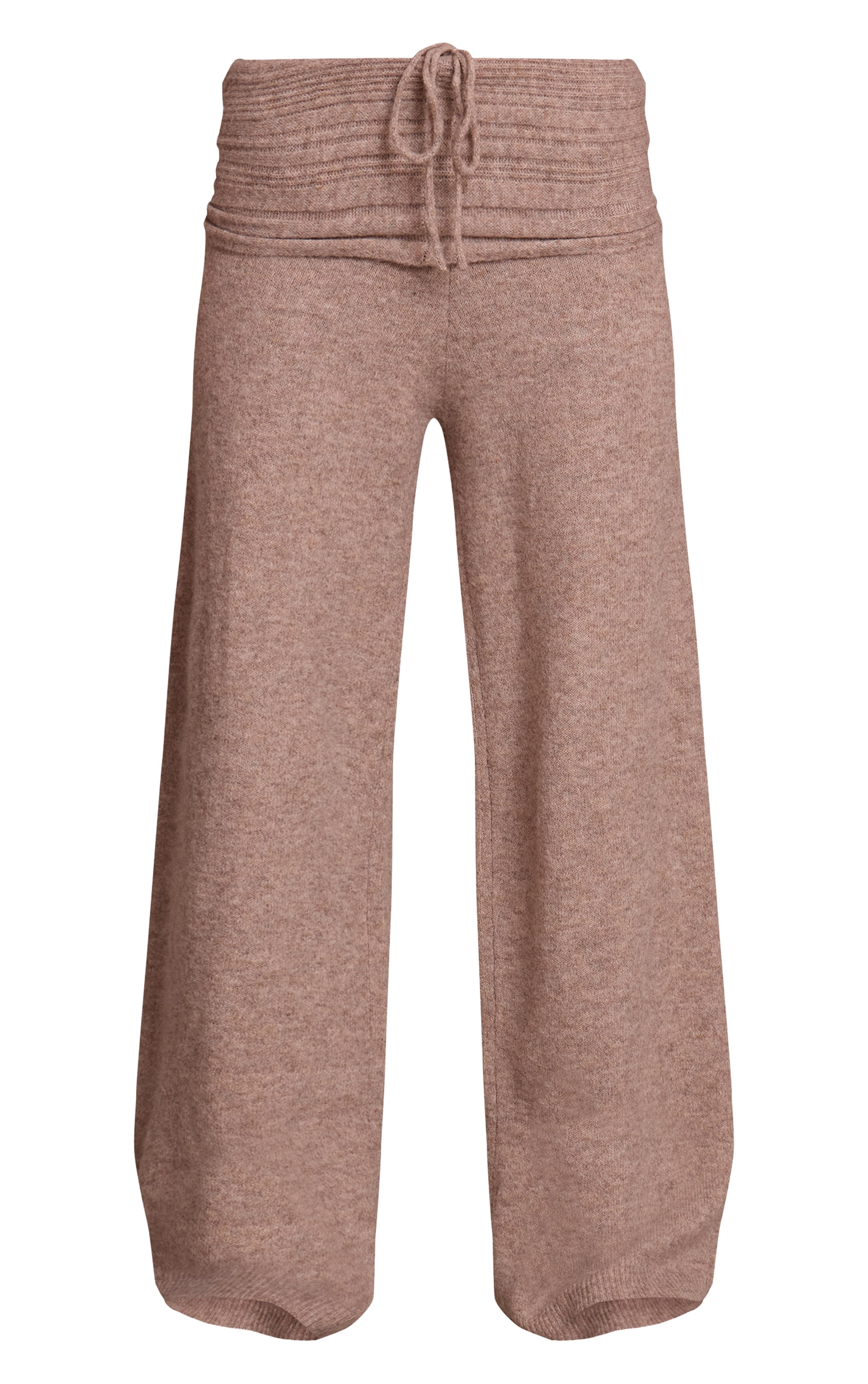 Mocha Rib Soft Knit Fold over Pant image 5