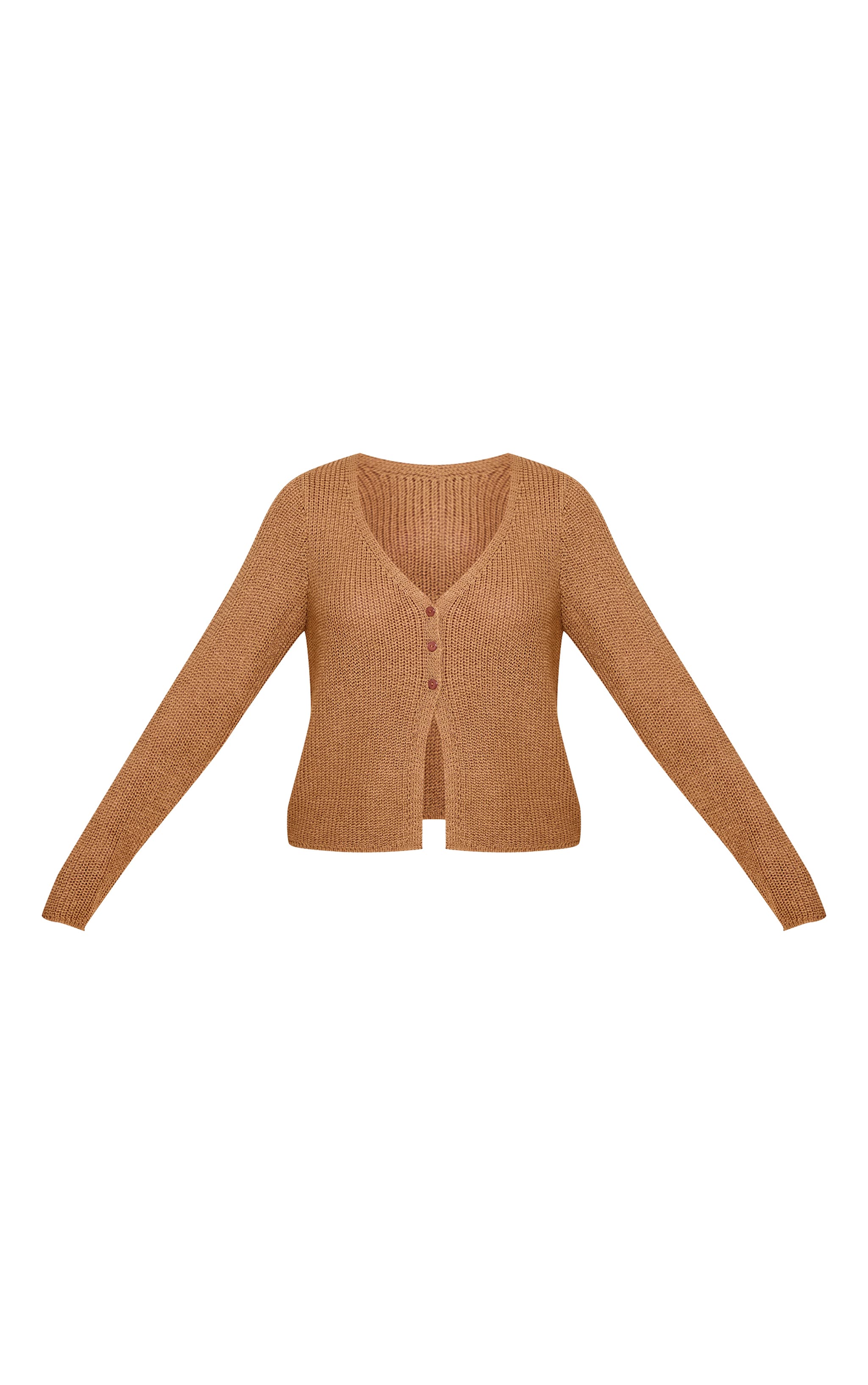 Mocha Filagree Button Cardigan image 5