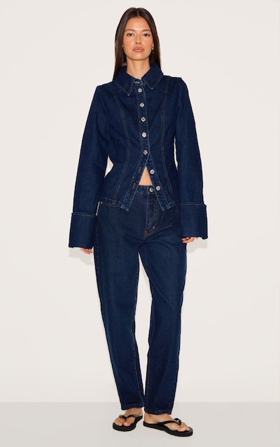 Indigo High Waist Mom Jeans