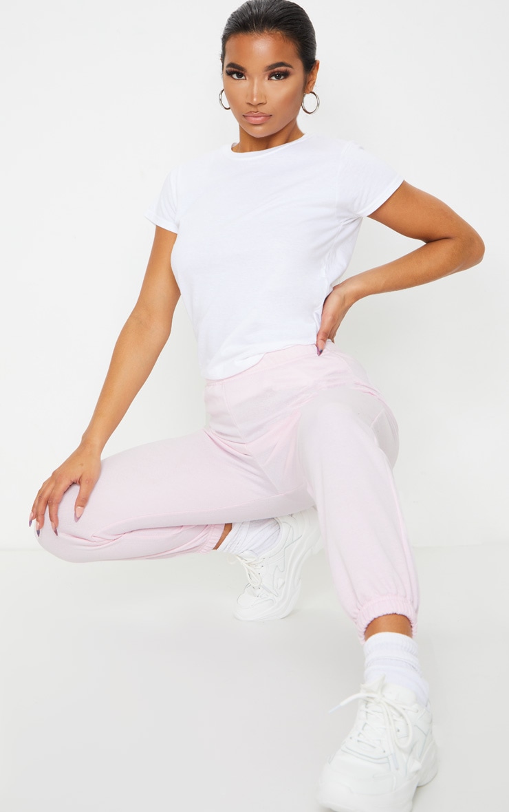 REEL Cotton Baby Pink Basic Sweat Pant Joggers image 1