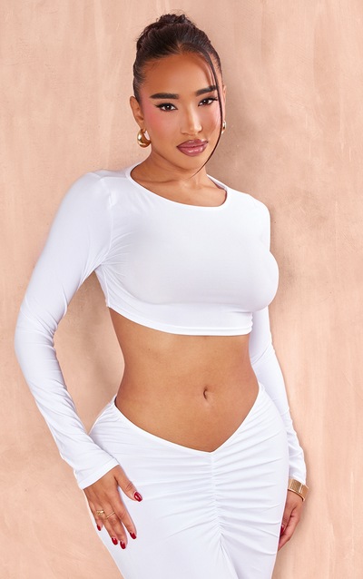 WHITE Crop Top